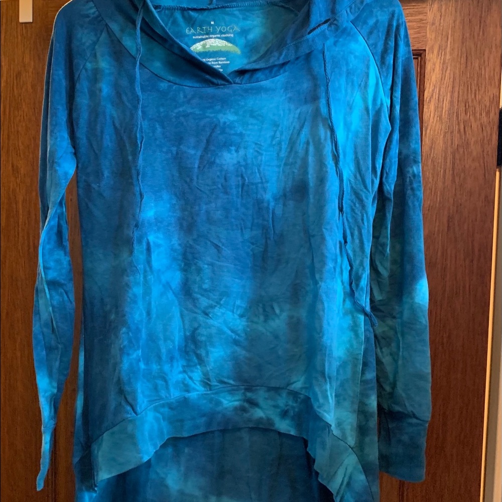 Earth yoga active wear hoodie lightweight